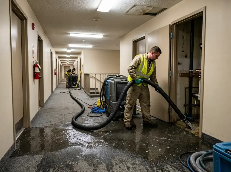 multi-unit-apartment-hallway-f-005 — frequently asked questions, Emergency Burst Pipe Water Extraction & Removal in Covedale…